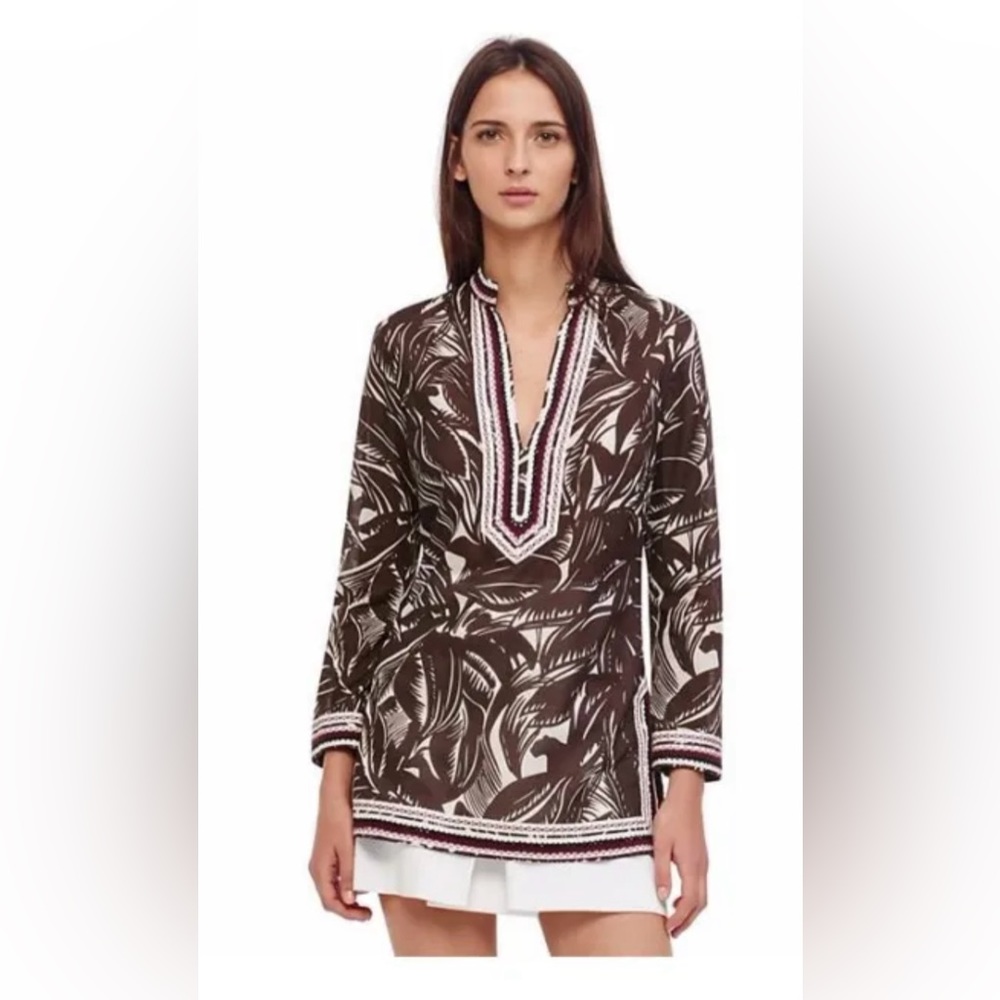 Tory Burch Palm Print Tunic